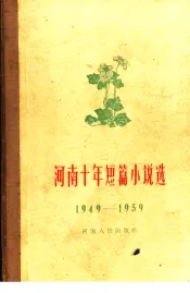 河南十年短篇小说选  1949-1959