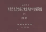 河南省私营商业及饮食业普查资料汇编  1955  3