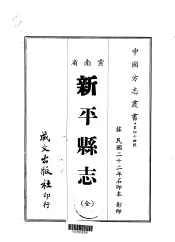 新平县志  全