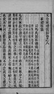 文公家礼  卷8