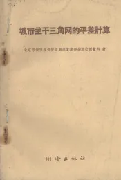 城市主干三角网的平差计算