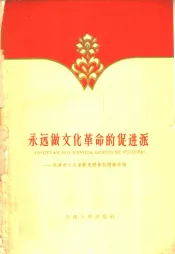 永远做文化革命的促进派  天津市文化系统先进单位经验选编