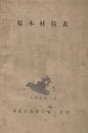 原木材积表  立方表