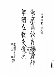 云南省教育经费历年独立收支概况
