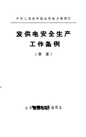 发供电安全生产工作条例