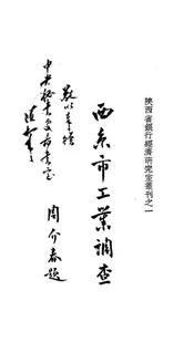 西京市工业调查