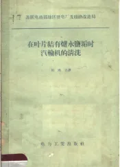 在叶片结有炉水盐垢时汽轮机的清洗
