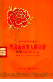 坚决向红专大路迈进  湖南文教、卫生系统的先进工作者
