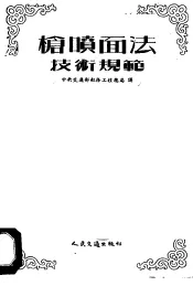 枪喷面法技术规范