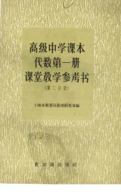 高级中学课本代数第1册课堂教学参考书  第2分册