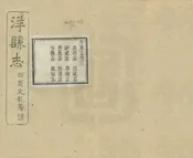 洋縣誌