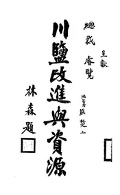 川盐改进与资源
