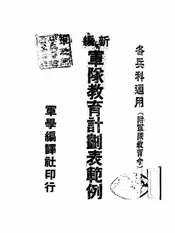 新编军队教育计划表范例