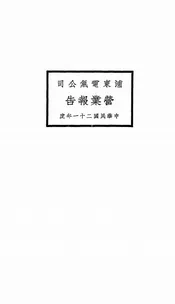 浦东电气公司营业报告
