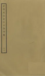 安徽通志金石古物考稿·（十六）