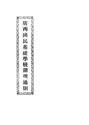 广西国民基础学校办理通则