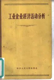 工业企业经济活动分析