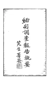 缅甸调查报告概要