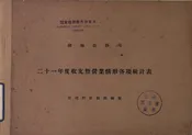 湖南公路局二十一年度收支暨营业情形各项统计表