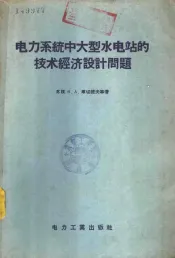 电力系统中大型水电站的技术经济设计问题