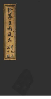 新纂云南通志  卷123-124