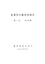 重庆市工业普查报告