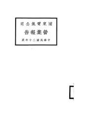 浦东电气公司营业报告