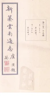 新纂云南通志  卷218-219