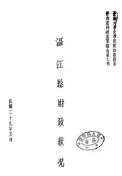 温江县财政状况