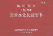 洛阳专区1963年度国营商业统计资料