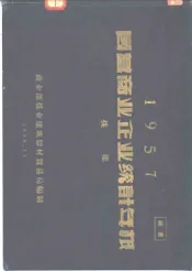 1957国营商业企业统计年报  煤建