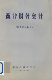 商业财务会计  财务基础知识