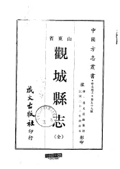 观城县志  全