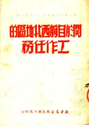 关于目前西北地区的工作任务