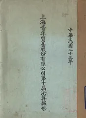 上海青年贸易有限公司第十届决算报告