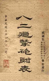 八二迫击炮射表