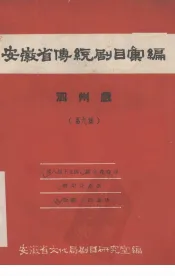 安徽省黄梅戏传统剧目汇编  泗州戏  第9集