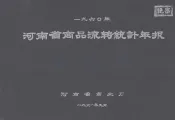 河南省商品流转统计年报  1960