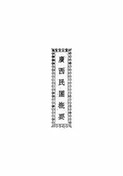 广西民团概要